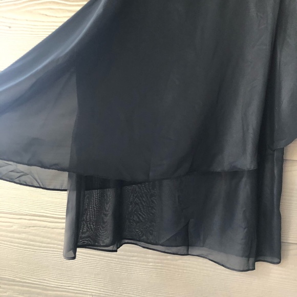 The Limited One Shoulder Black Top size L - Picture 4 of 6